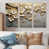 Toile naturelle avec cadre flottant