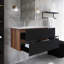 36 po W Meuble-lavabo mural simple avec lavabo-324770234