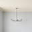9-Light Modern Linear Chandelier, Mid-Century Crystal Pendant Light Fixture For Kitchen Island, Dining Room, Living Room-2034109708