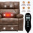 Leatheraire Heat Massage Dual Motor Infinite Position Up To 350 LBS Large Electric Power Lift Recliners-267814141