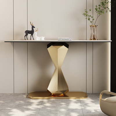 French style sintered stone console table.