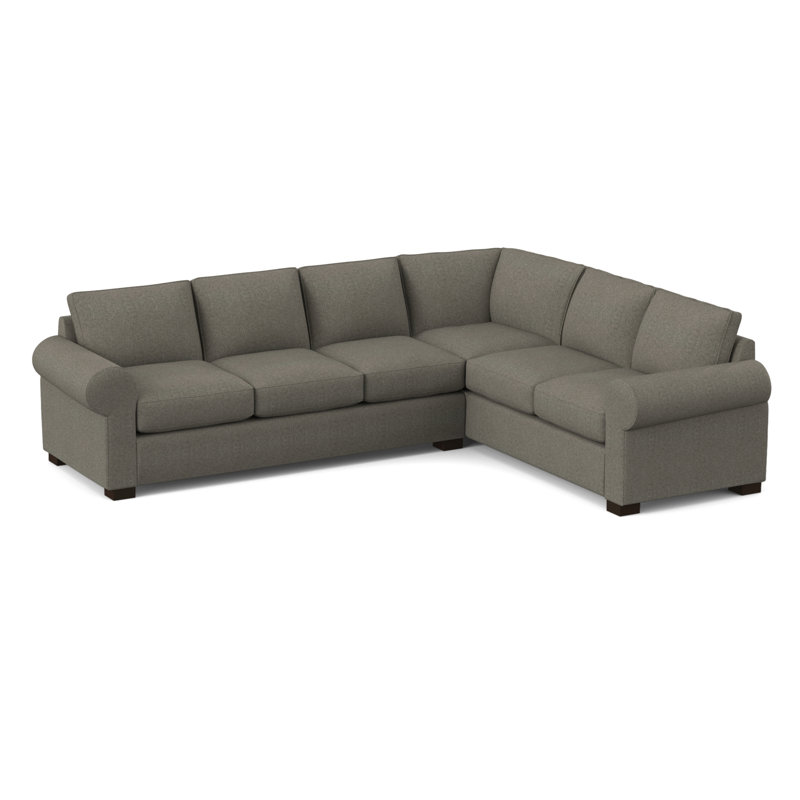 119" Wide Corner Sectional, Dorset Ash