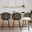 361° Swivel Upholstered Rattan Counter Height Bar Stool-385490748-372020278-360820426