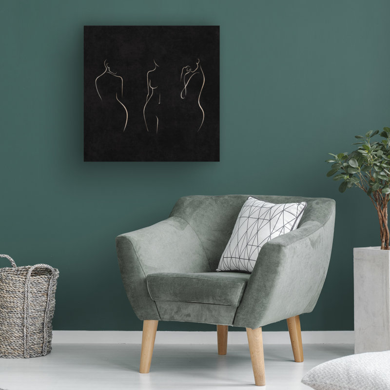 Art sur toile «Bachelor Emel Tunaboylu Horizontal Uc Cibil», H 14 po x l 14 po