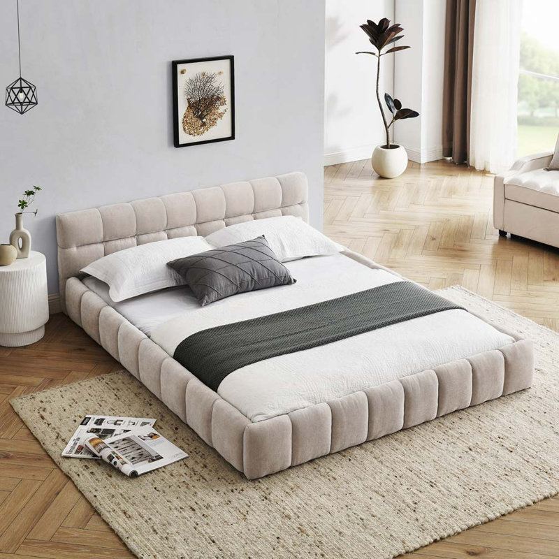Lit Chenille, Beige, Grand