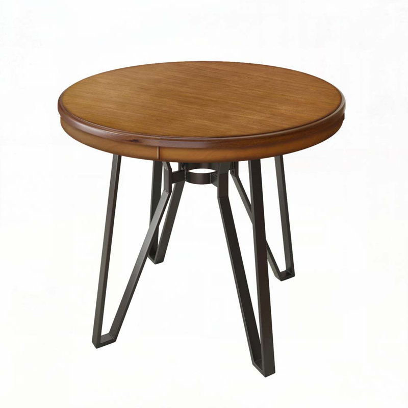 Round Dining Table, 36"H x 46.85"L x 46.85"W, Light Ash