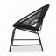 Outdoor Patio Wicker Chair Pe Rattan & Iron Frame, Set of 2