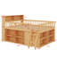 Lit mezzanine avec rangement intégré, tête de lit avec éclairage à DEL intégré-744401401-744401404