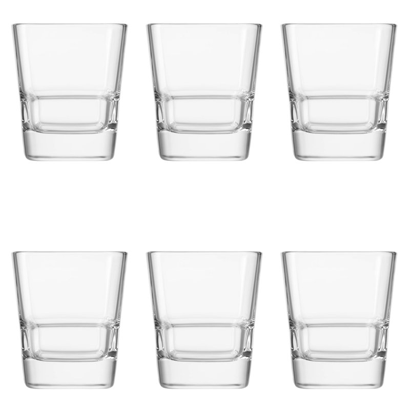 10 verres carrés Strawberry Street Palladio, DOF