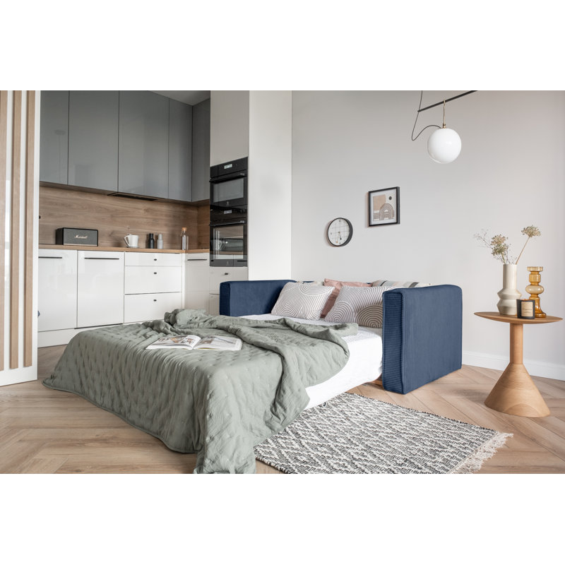 Lucky Lucy 3 Seater Sofa Bed, Navy