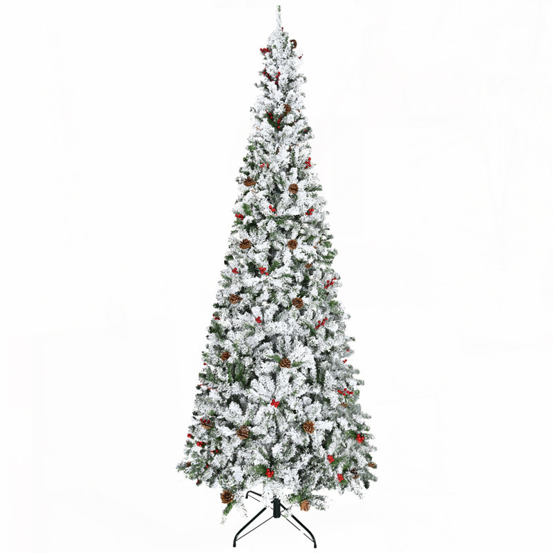 Arbre de Noël artificiel enneigé 9 pi, 8.86'
