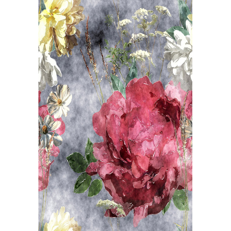 Tapis luxueux 100% polyester 5,2 x 7,5 pi, hauteur des poils de 0,4 po | Antibactérien, points antidérapants en PVC, lavable à la machine | Élégante impression numérique en 3D, parfaite pour le décor du salon et de la chambre à coucher