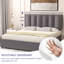 Double Size Bed Frame With 4 Storage Drawers, Platform Bed With Adjustable Upholstered Headboard, Wooden Slats Support, No Box Spring Needed, Easy Assembly-1153864455