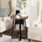 Jalanda Tall End Table with 2 USB Ports, 2 Power Outlets, and 2-Tier Storage Shelves-2146787159