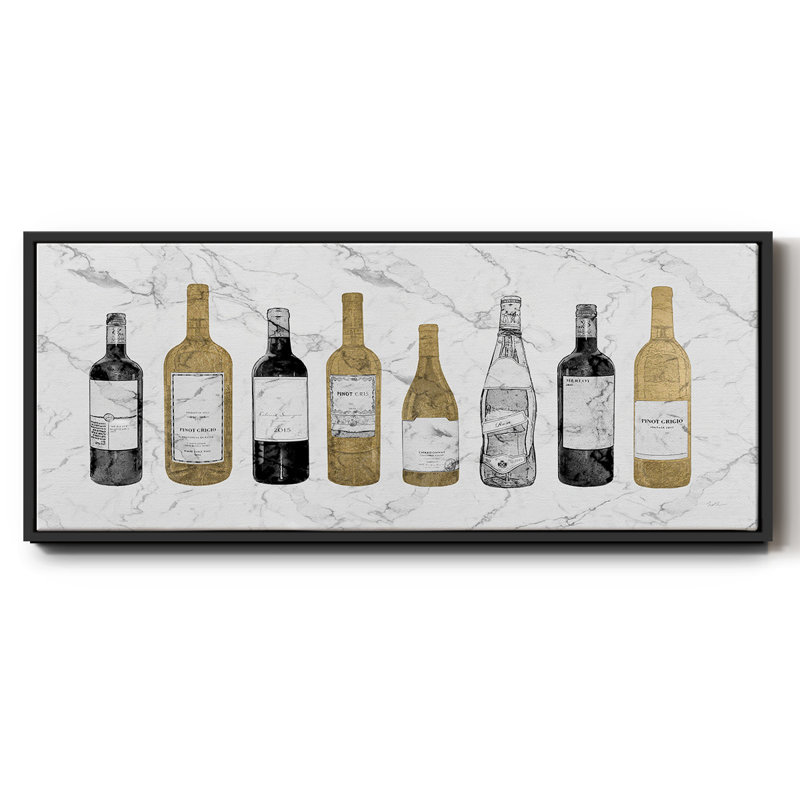Glam Wine Bar - toile encadrée