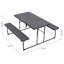 Rectangular 6 - Person 180Cm L Outdoor Table Set-1303095721