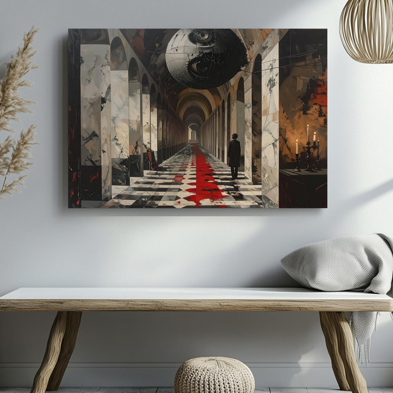 Toile, couloir Liminal, H 30 po x l 30 po