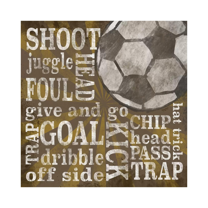 All Star Sports I by Tara Reed - Wrapped Canvas Gallery-Wrapped Canvas Giclée, 45.72 cm H x 45.72 cm W