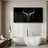 Cow " Black Monochrome Bull Modern Animal Art Relax Calm Minimalist Neutral Extra Large Pictures "-98042192-111176930
