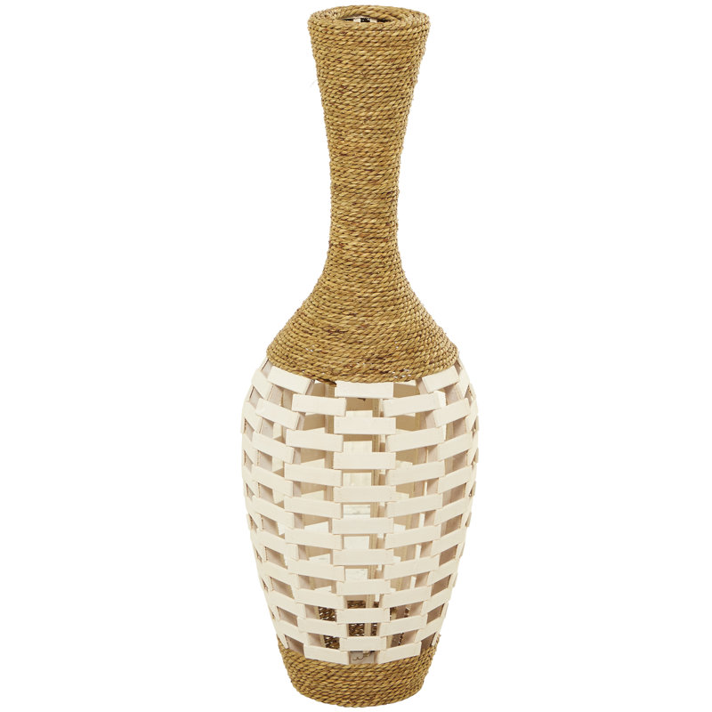 Alachua Wood Floor Vase, 32.05" H x 10.95" W x 11.05" D
