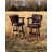 Trophy Swivel Upholstered Counter Stool with Solid Wood Frame-61558326-61924288
