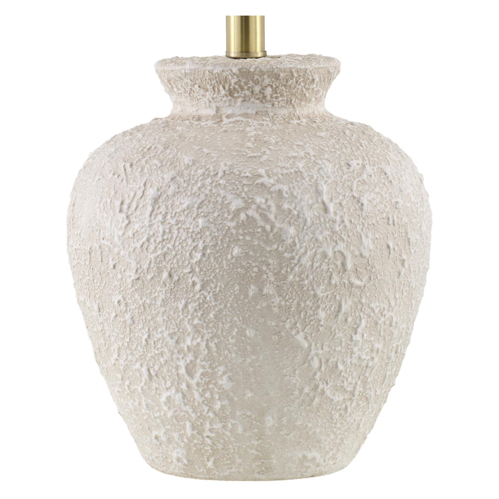 Calico Table Lamp, Cream Finish / Natural Shade