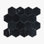 Nero Marquina 12" x 12" Marble Honeycomb Mosaic Wall & Floor Tile