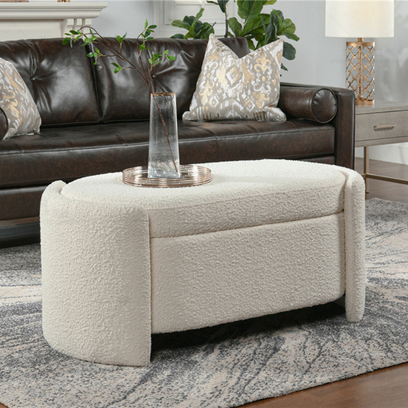 Banc de luxe blanc cassé French Light