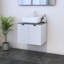 Meuble-lavabo simple 23,6 po avec plateau en bois manufacturé Kayben-1801938715