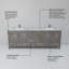 Ensemble de meuble-lavabo double 80 po Jacques-87286900-112955930