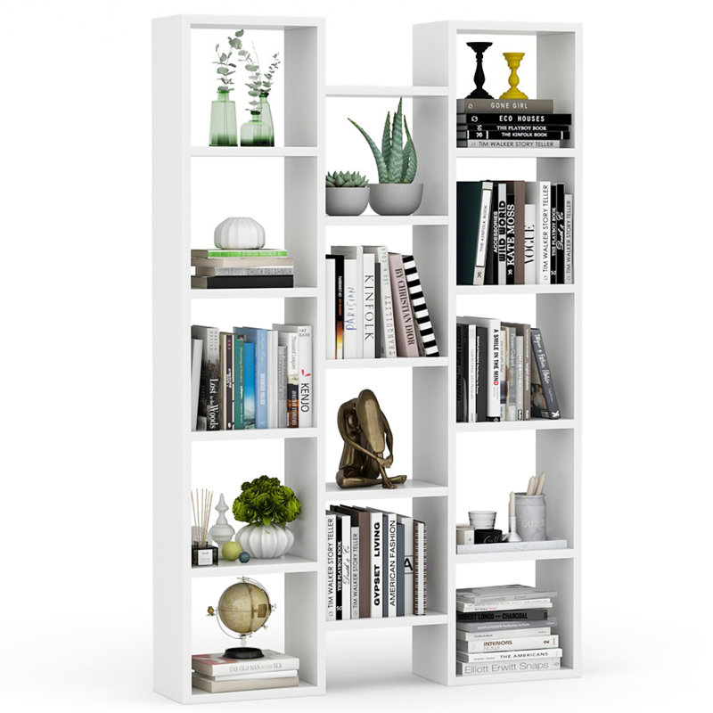 150cm H x 96cm W Standard Bookcase, White