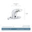 M-POWER bathroom faucet with sensor in Brushed Nickel-94370300