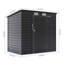 Galvanized Steel Storage Shed-857889808