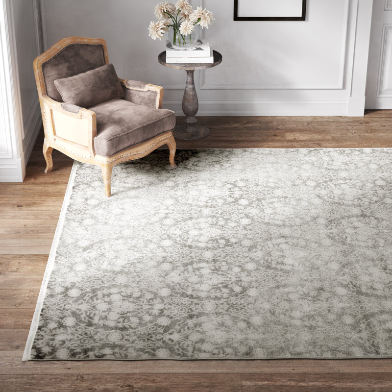 Teadora Floral Indoor Rug, Rectangle 7'1" x 10'