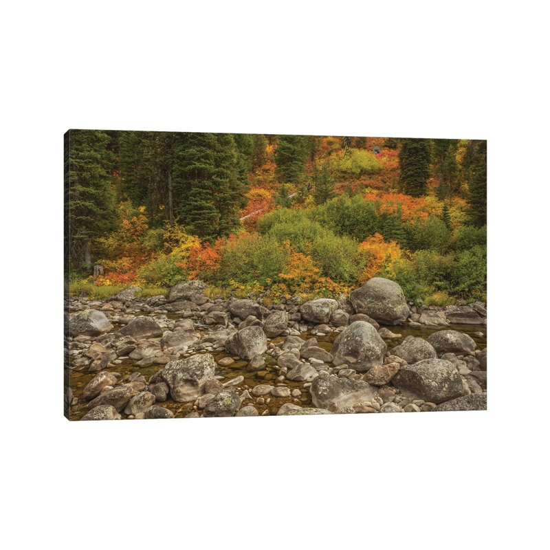 The Hills Are Flowing With Colour by Louis Ruth - Wrapped Canvas Print, 45.72cm H x 66.04cm W x 1.91cm D