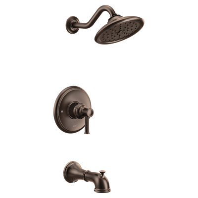 Ensemble de garniture de baignoire et douche à 1 poignée éco-performante à 1 poignée Belfield M-CORE, valve requise