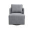 Fauteuil demi-tonneau pivotant, fauteuil d'appoint rond confortable, fauteuil demi-tonneau pivotant à 360 degrés-113350059