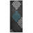 Tullos Machine Made Heatset Polypropylene Area Rugs - Runner, Silver Blue Color, Contemporary Modern Design, Low Pile Machine Made Area Rugs for Living Room, Bed Room-30484389