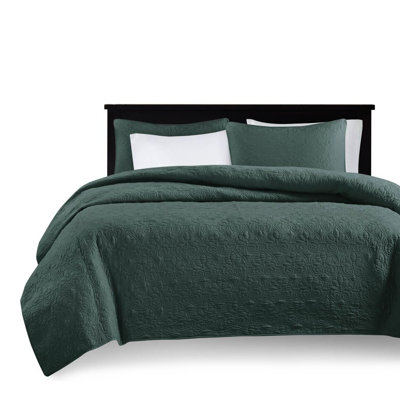 3 Piece Reversible Quilt In Full/queen - Summer Bedding Entice, Quilting Attract, Pre-washed Cotton Filling For Relax, Includes And 2 Matching Shams, Machine Washable Intrigue, Allure, Ease,