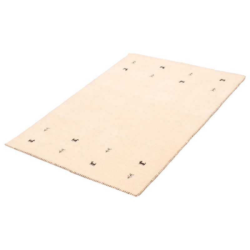 Tapis rectangulaire nouvel âge en laine 3 pi 11 po x 5 pi 8 po One-of-a-Kind
