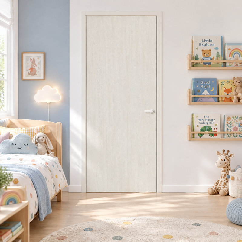 Panneau de porte composite intérieur, 48 po x 80 po, Blanc