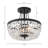 Ettinger Crystal Semi Flush Mount