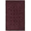 Tapis mauve uni en laine lavable touffeté à la main Pelagia-327528386