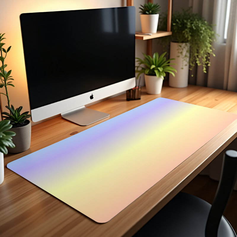 Polyester Desk Pad, 14.4x12.1