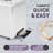 Inspirex 4-slice Touchscreen Toaster, White-122513336