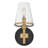 Marten 1-Light Two-Tone Bath Vanity Wall Sconce