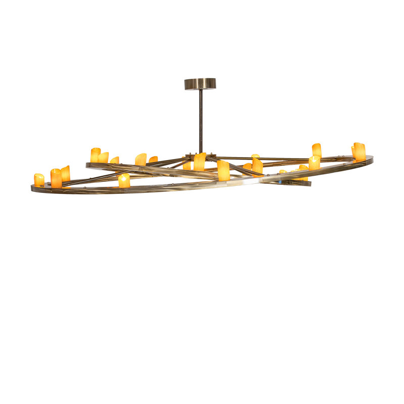 108" Wide Donner 24 Light Chandelier