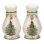 Spode Christmas Tree Gold Salt/Pepper Shakers 4"