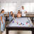 Gosports 3-in-1 Multi Game Pool Table Set Combo with Dining Top, and Table Tennis - Includes Accessories, 7 ft, Dark Oak-122503499-114225485