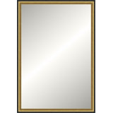 Gold and Black Rustic Mirror